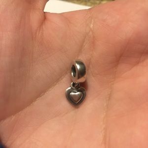 Pandora dangling heart charm